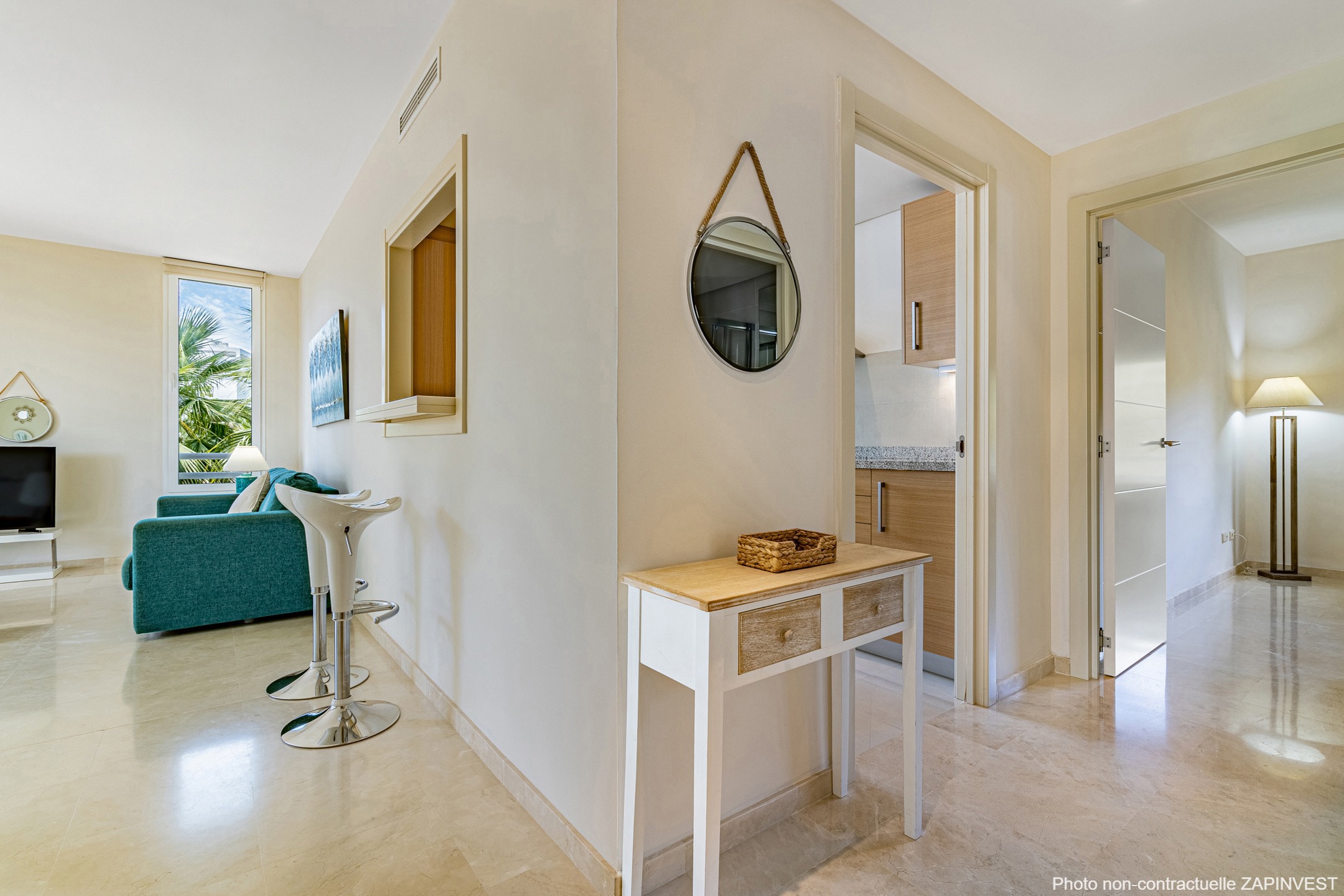 Appartement à Estepona avec des vues sur un magnifique parc et proche du seul et unique lagoon de la région, Espagne